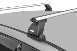 Багажник на крышу LUX с дугами 1,2м аэро-классик (53мм) для Lada Largus 2012- без рейлингов(арт.698874+843768)