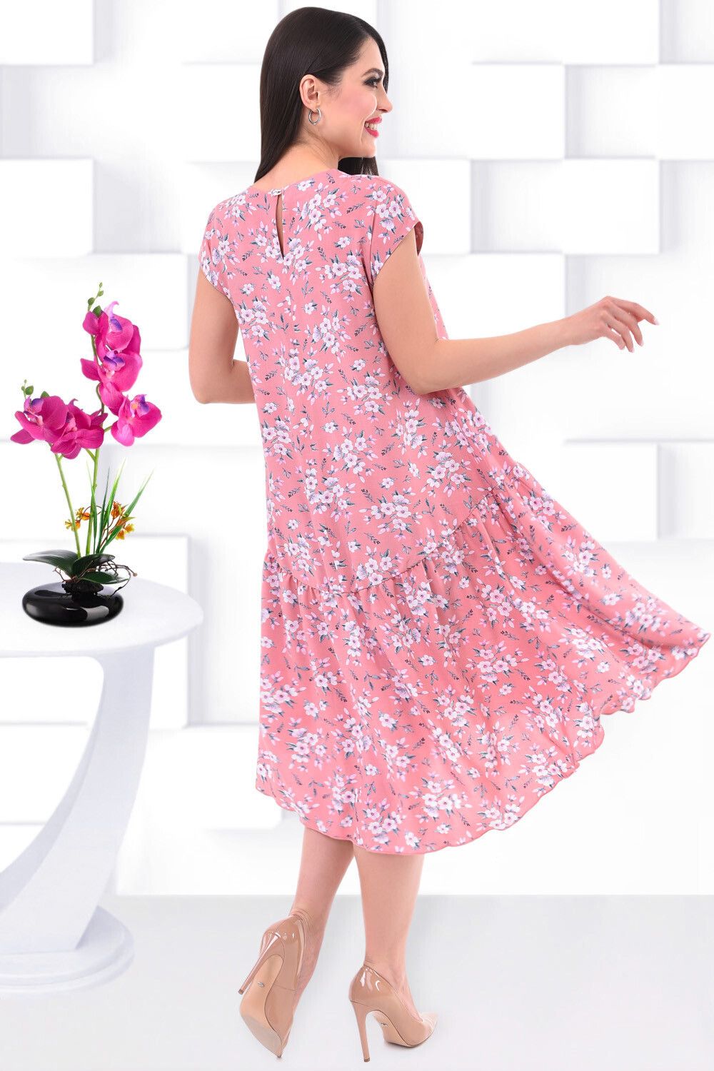 Платье Тутси (фиалка роуз) Brividi (Акция)