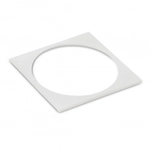 Декоративная  одиночная рамка для светильника DL20761,  89х89х2.5,  белая