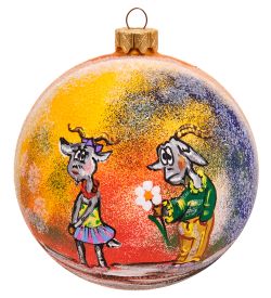 Элита НФШ-1451/1 Ел.украшение Шар «Влюблённые» 100 мм