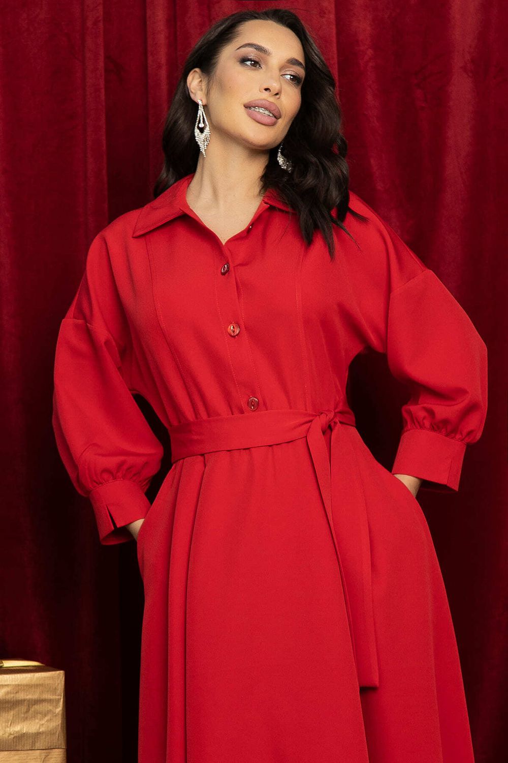 Платье Вечерняя симфония (красное) П14466-30М LT Collection