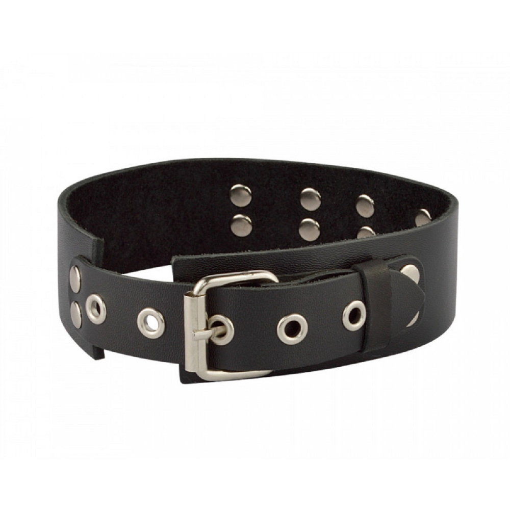 Ошейник Sitabella с кольцом чёрный
