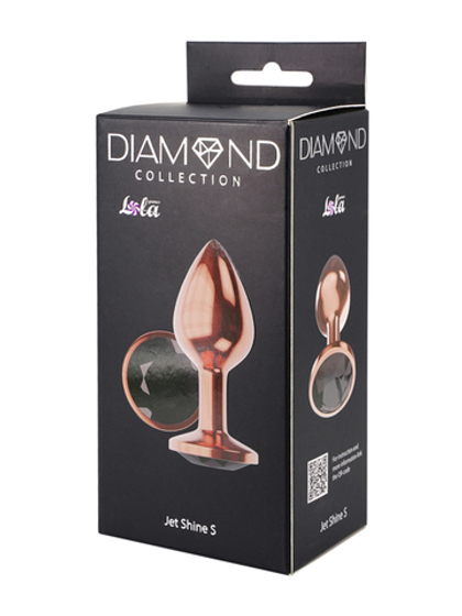 Diamond Shine S - Анальная Пробка, Розовое Золото