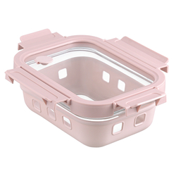 Контейнер для запекания и хранения продуктов 640мл Smart Solutions розовый