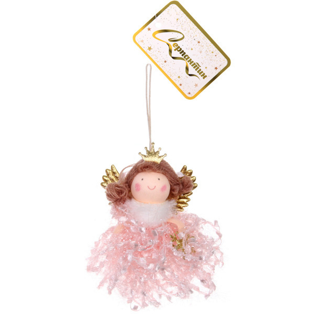 Подвеска «Фея - Сказка» 12 см (в ассортименте), Розовый