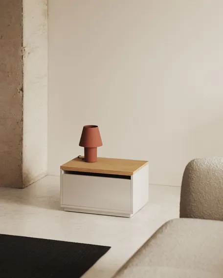 Abilen Сундук из шпона дуба 60 x 40 см FSC 100%