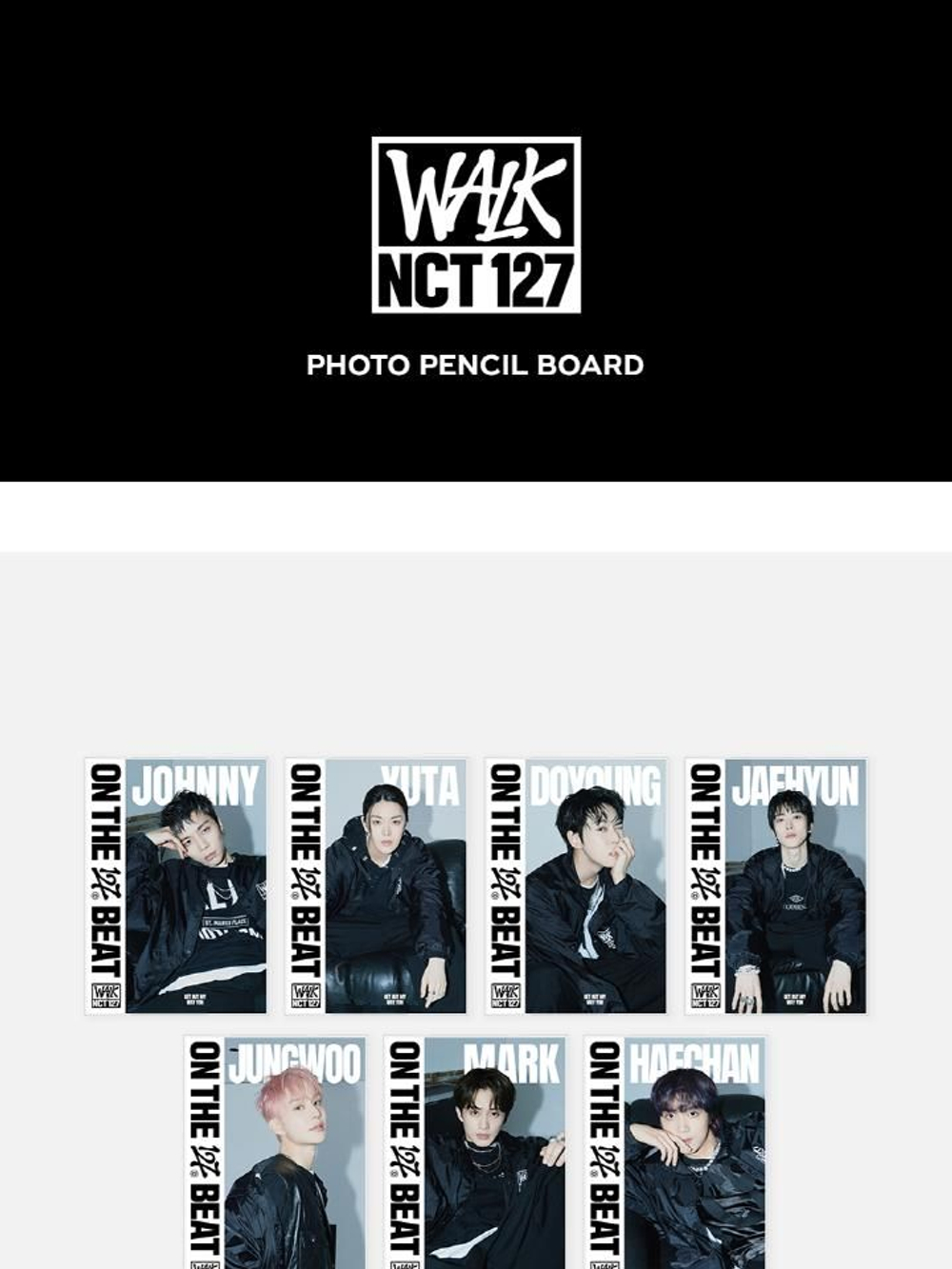 товары NCT 127 - WALK MD PHOTO PENCIL BOARD