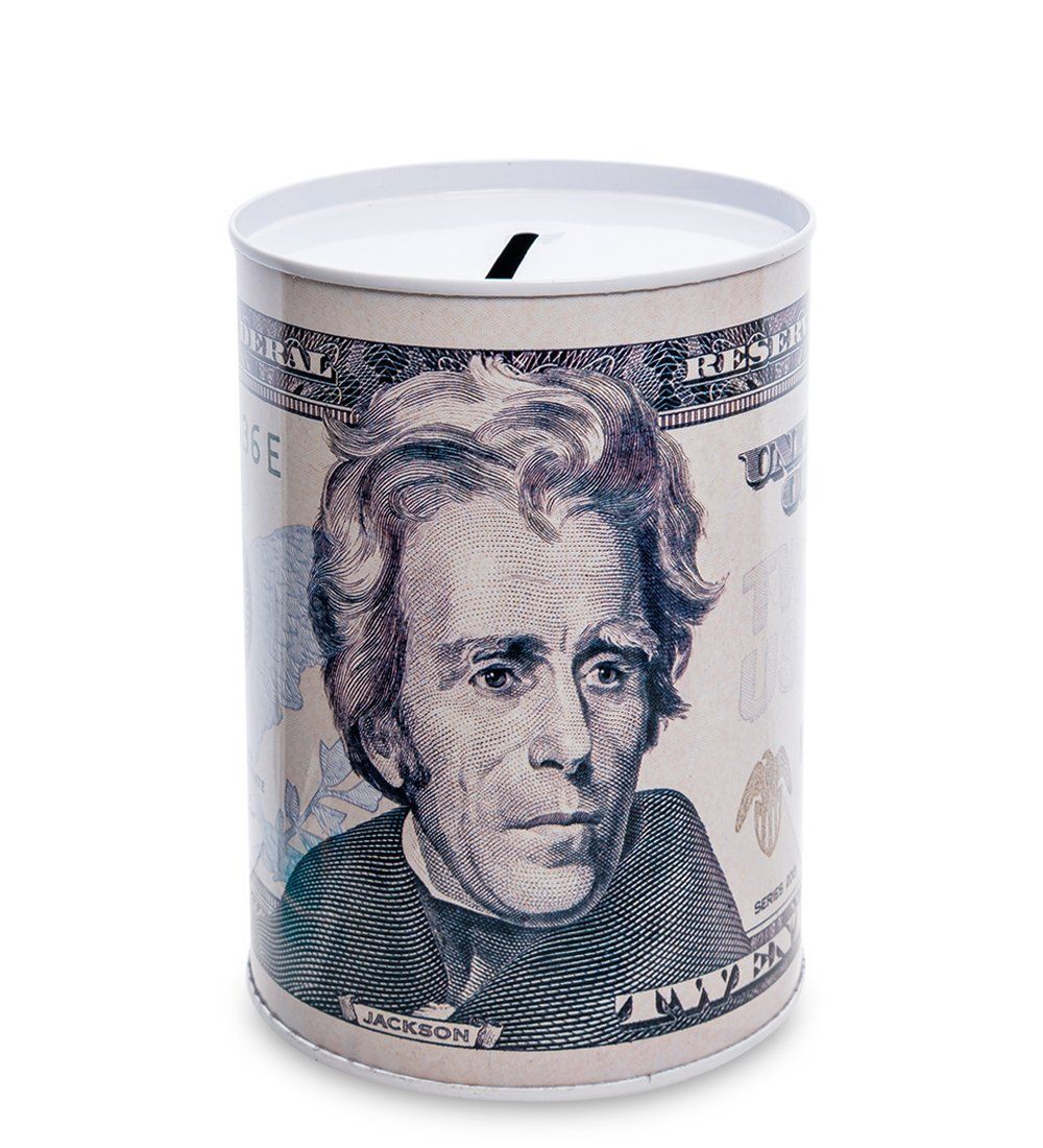 BX- 47/3 Металлическая копилка мал. «20 Долларов»