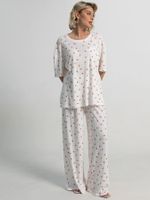 Костюм домашний с брюками Мона (белый) К15209-1М LT Collection