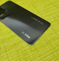 Poco F4 5G (2022) (22021211RG) - Задняя крышка (корпус) в сборе со стеклом камеры (стеклянная) (ORIG-SP)