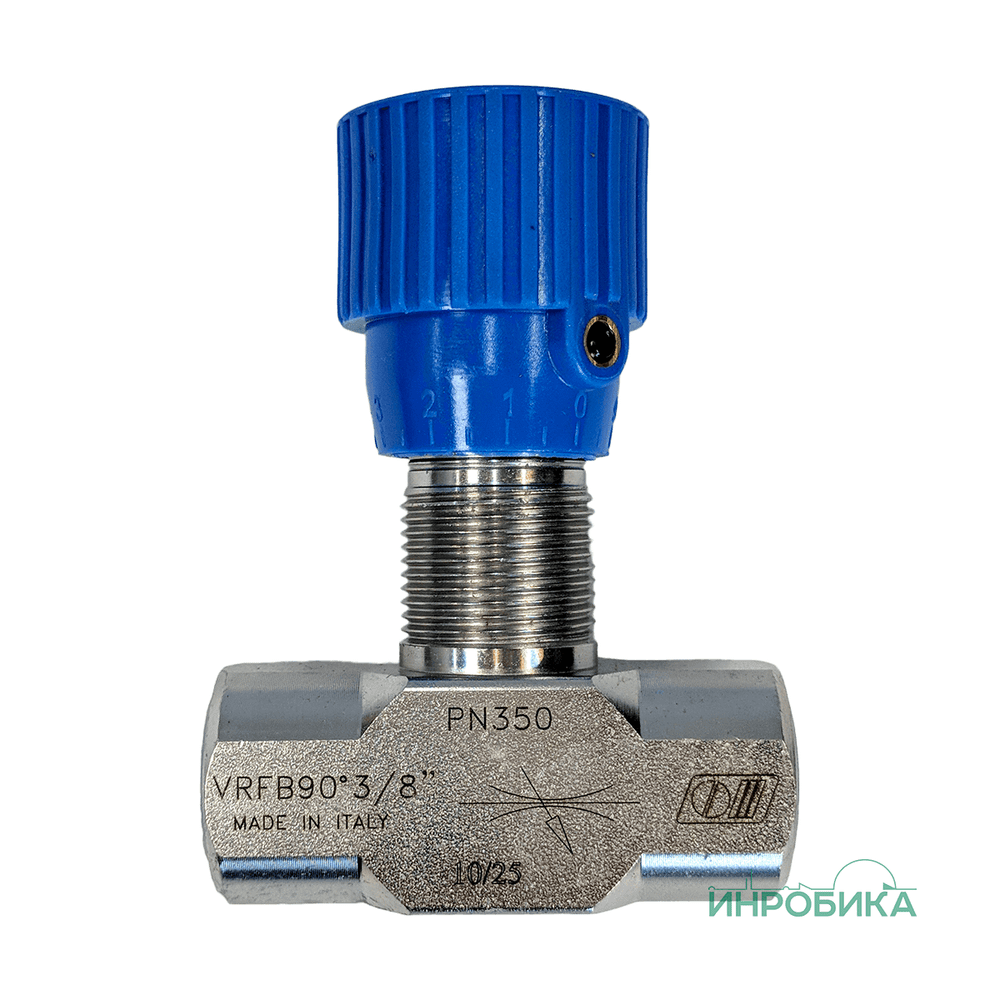 Дроссель без обратного клапана VRFB 90 3/8" (V0586)