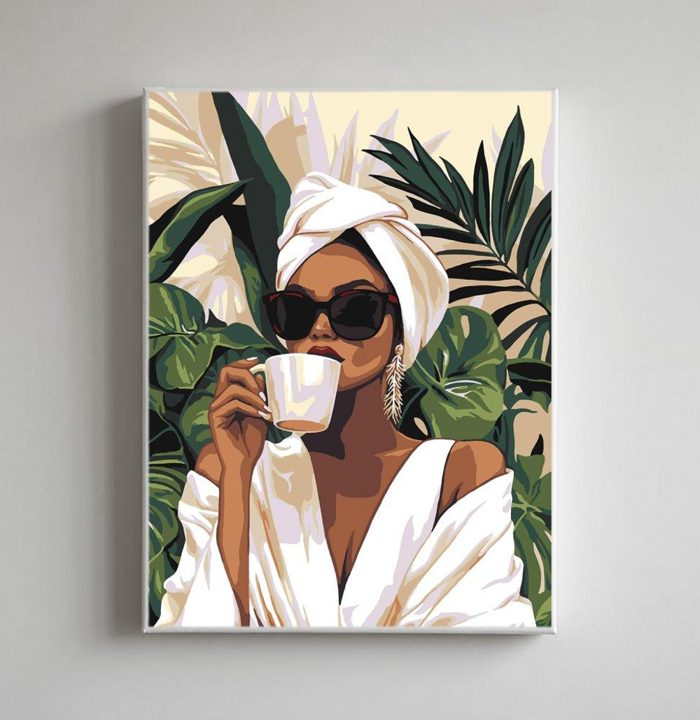 Картина по номерам холст на подрамнике 30*40см. "Время спа" (Lori)