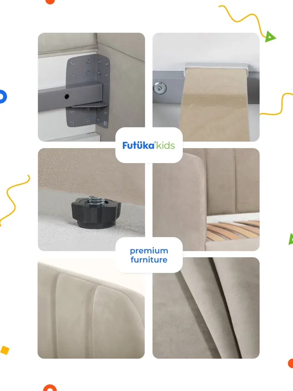 Диван - кровать 180х90 см Crecker ткань Teddy