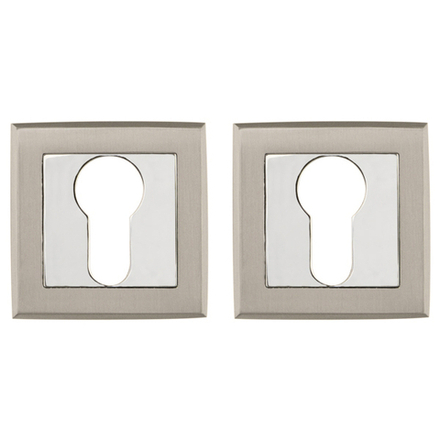 Накладка под цилиндр ET.K.QL52 (ET QL) SN/CP-3 матовый никель/хром