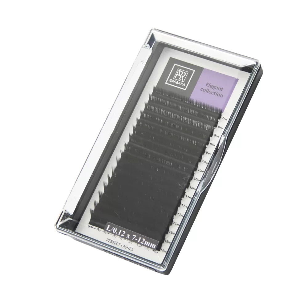 Черные ресницы Barbara "Elegant" МИКС (L 0.07 7-15)