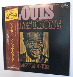 Винтажная виниловая пластинка LP Louis Armstrong Mostly Blues (Japan 1980)