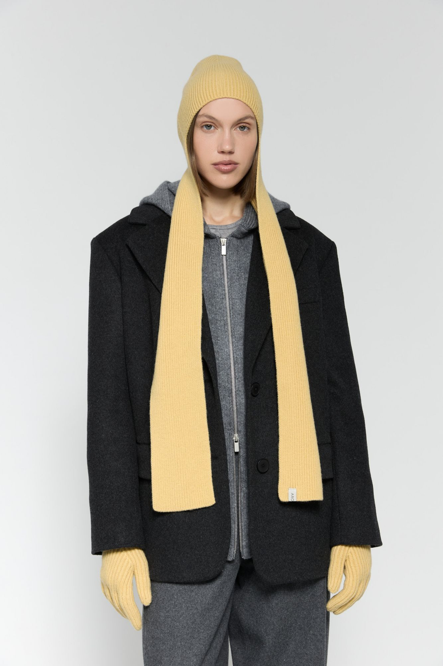 Шапка-шарф из мериноса