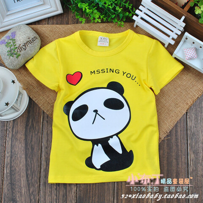 Футболка с изображением панды и надписью mssing you