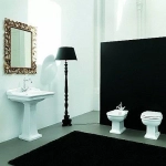 Раковина с пьедесталом Artceram Hermitage 68 HEL002 01 00/ EE11 bi*1 белая