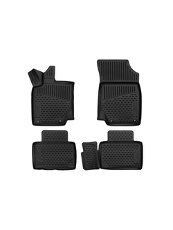 Коврики в салон для GEELY Atlas (I (NL-3)), 2016-2022, 4шт. (Повышенная устойчивость, повышенная износостойкость) FORMAT.3D7518210K
