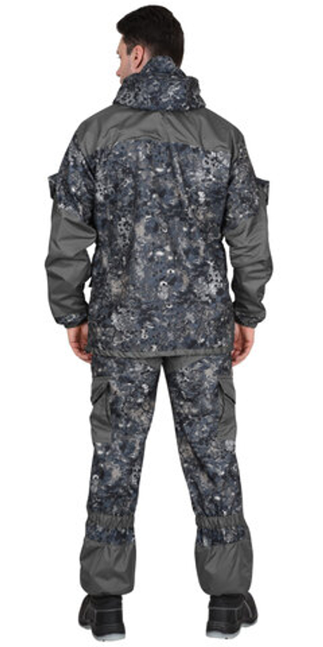 Костюм "Горка" демисезон: куртка дл., брюки (тк.Дюспо бондинг) КМФ Зеленый "Город"