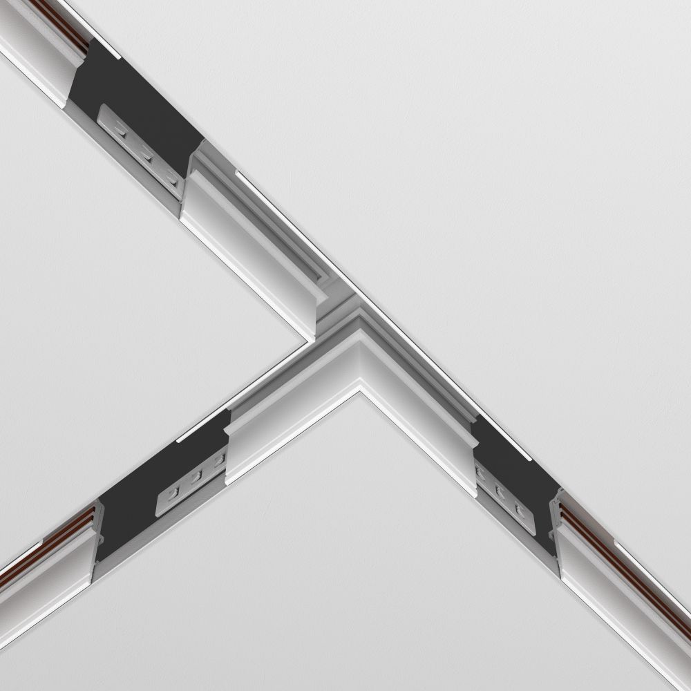 Коннектор Т-образный   встраиваемый под ГКЛ 12,5мм, белый Maytoni TRA034CT-42.12W