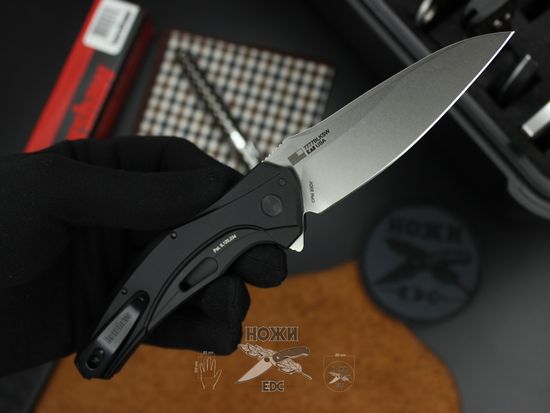 Складной нож KERSHAW Bareknuckle 7777BLKSW c клинком из стали CPM-20CV, рукоять алюминий