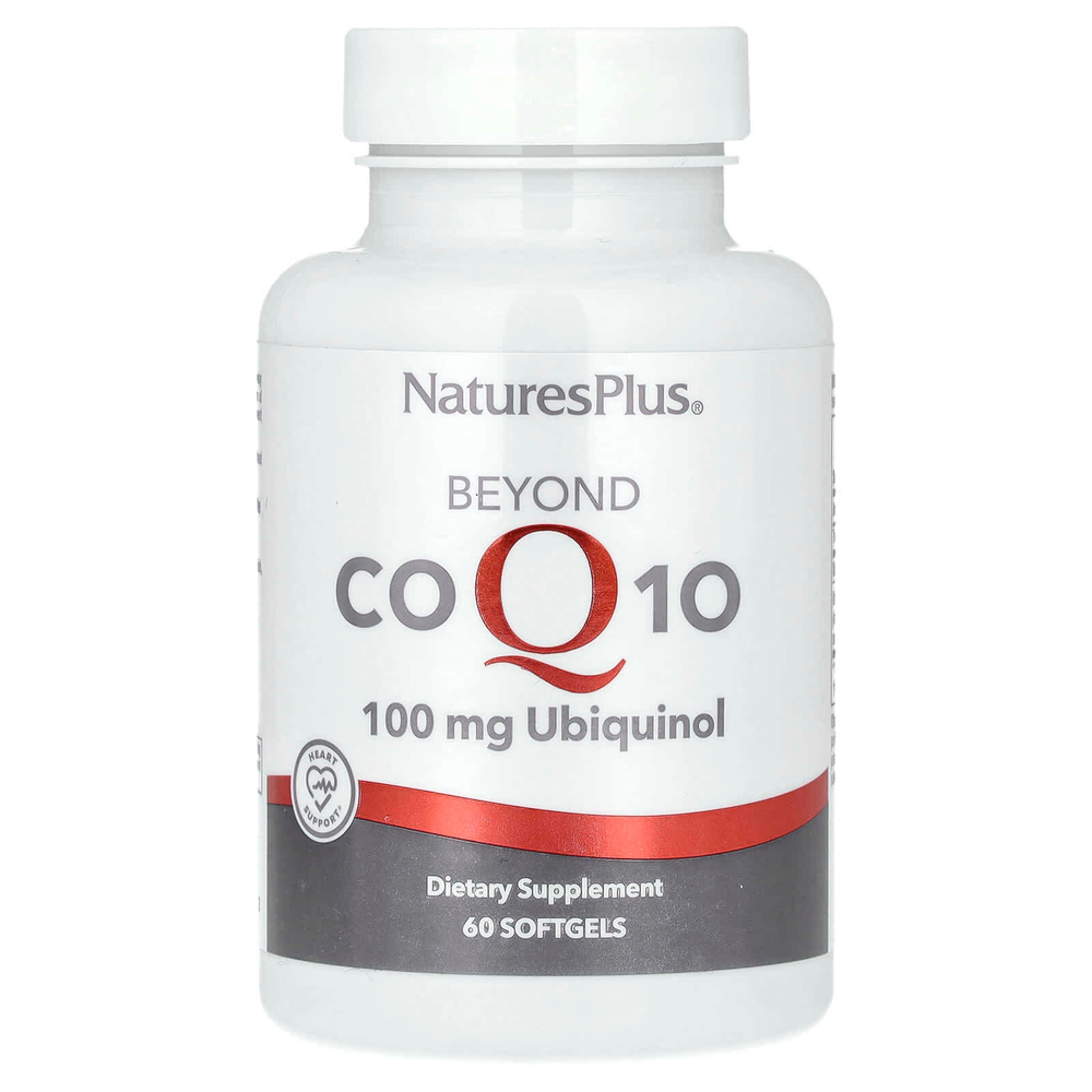 NaturesPlus, Beyond CoQ10, убихинол, 100 мг, 60 капсул
