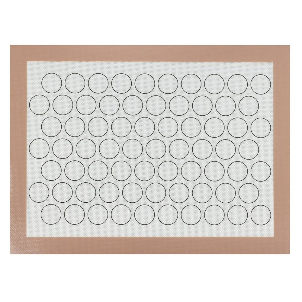 Коврик силиконовый для раскатки теста 40*30см Макарун SATOSHI