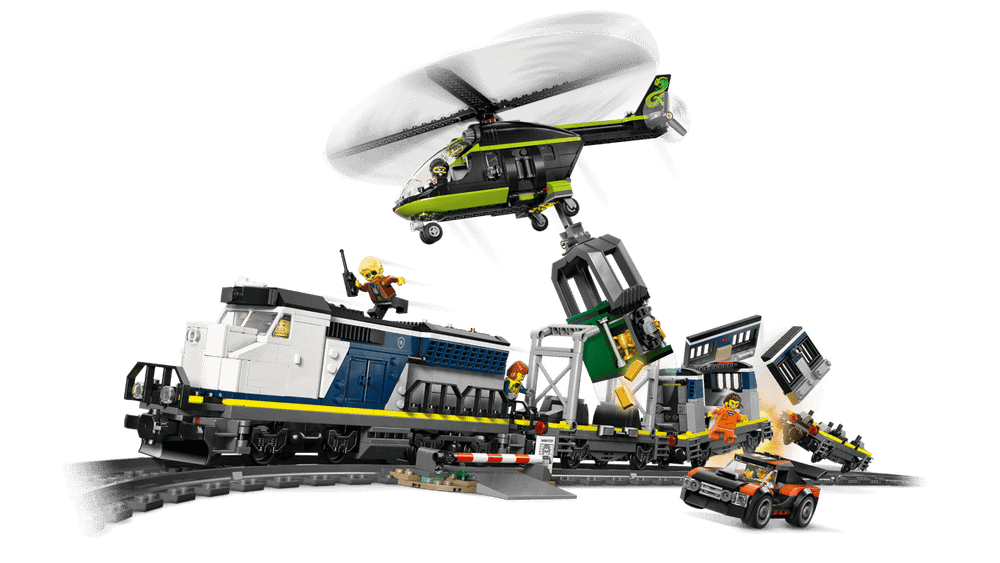 Конструктор LEGO City 60508 Police Train Heist