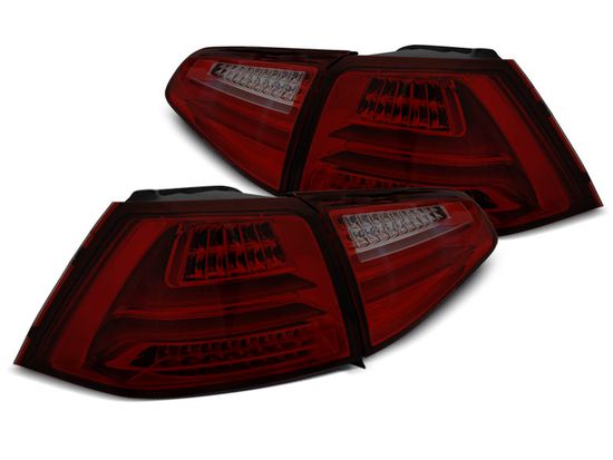 Задние фонари для Volkswagen Golf VII (13-...) LED Red Smoke