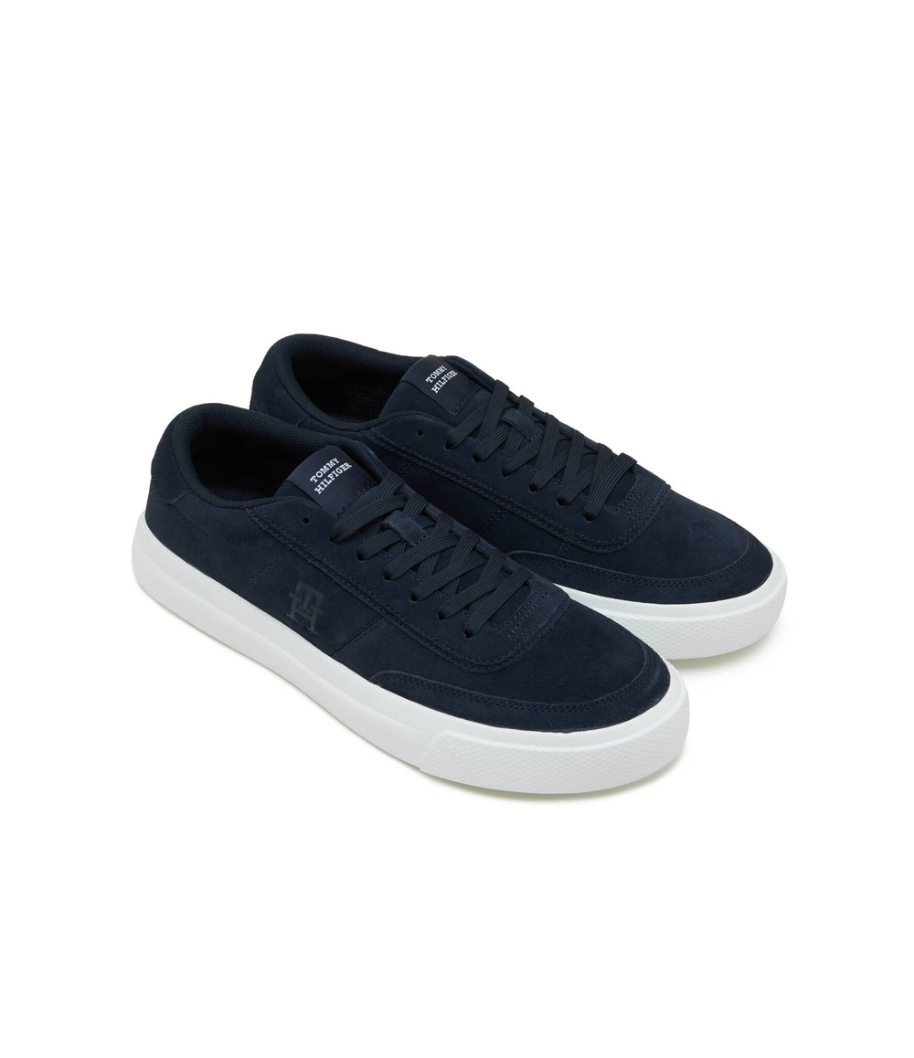 Кожаные кроссовки Tommy Hilfiger - темно-синий(FM0FM04977)