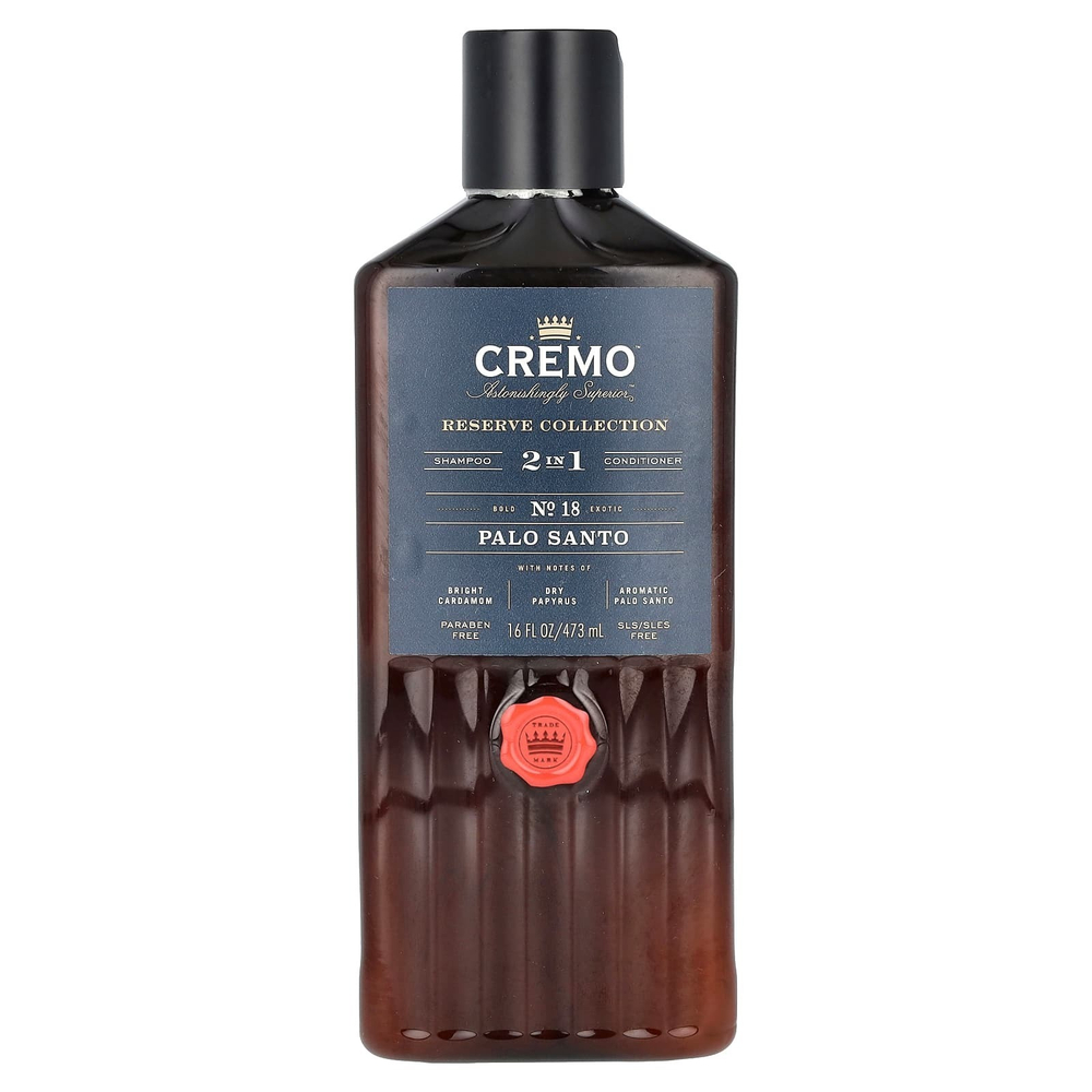 Cremo, Шампунь и кондиционер 2 в 1, Palo Santo, 473 мл (16 жидк. Унций)
