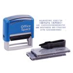 Штамп самонаборный 5 строк, 58*22мм, 2 касса, OfficeSpace