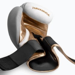 Боксёрские перчатки Hayabusa T3 white/gold