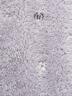 Шуба женская чебурашка тедди эко, серый, SilverFox