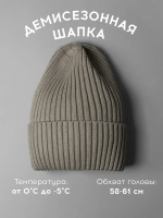 Шапка вязаная женская на осень