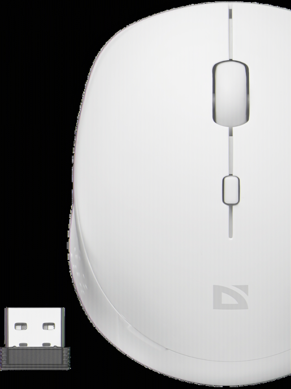 Мышь беспроводная Defender Auris MB-027 белый, 4D,800-1600dpi,бесшумн