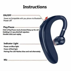 Bluetooth Гарнитура Наушник Беспроводная Ecusin EU-02