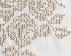 Элитная наволочка декоративная для валика Rose белая от Luxberry вышивка