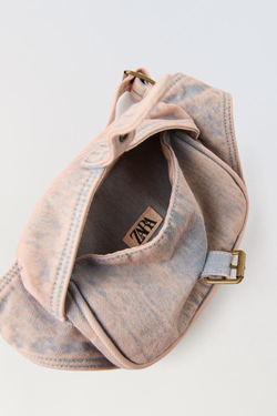 ZARA ПОЯСНАЯ СУМКА, КОРИЧНЕВЫЙ