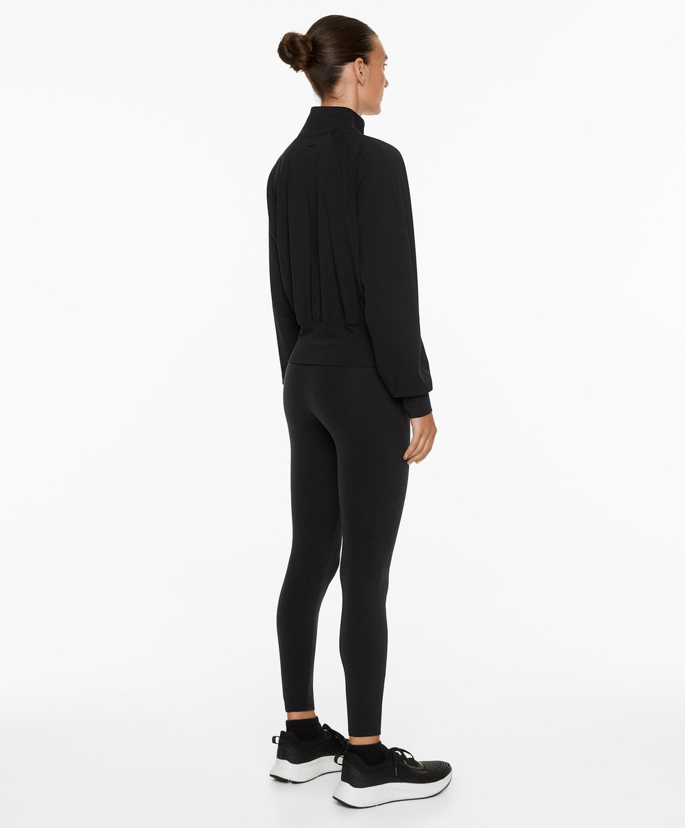 Oysho Куртка с застежкой на молнию, черный