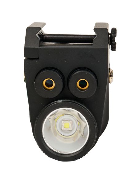 Фонарь подствольный пистолетный Skywoods Raccoon Double Laser 360 люмен, ЛЦУх2 красн/зел