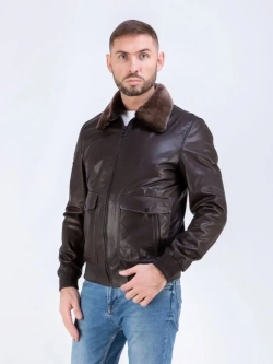 Куртка кожаная из натуральной кожи