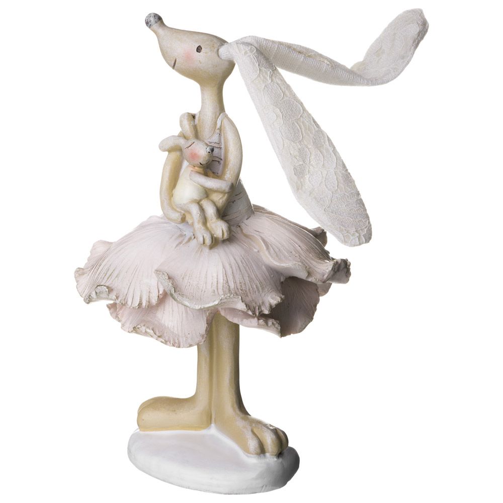 ФИГУРКА ДЕКОРАТИВНАЯ КРОЛИК 11,5*11,5*26,5 СМ