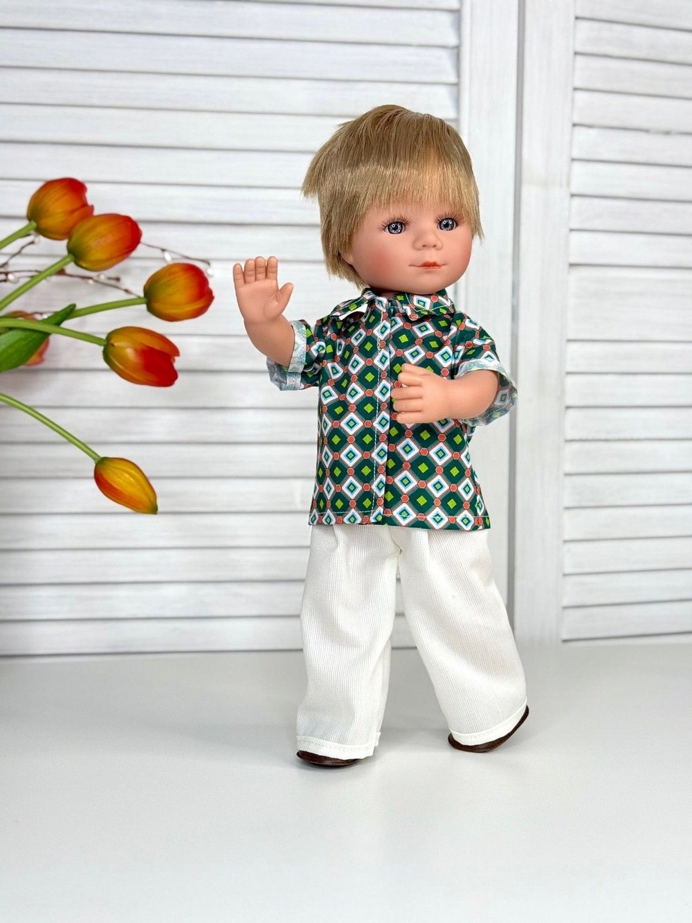 Кукла D Nenes виниловая 34см Mario (022273)