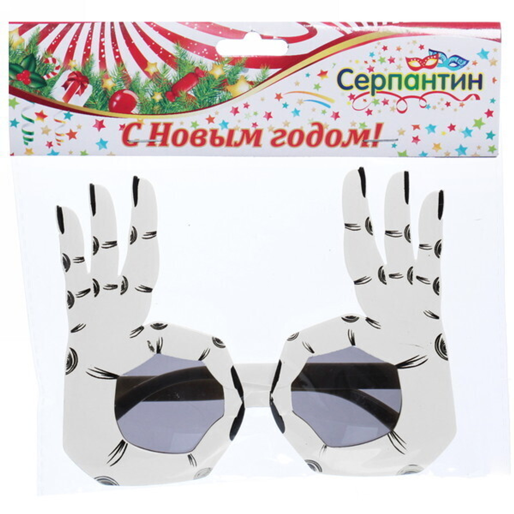 Очки карнавальные «ОК!», микс