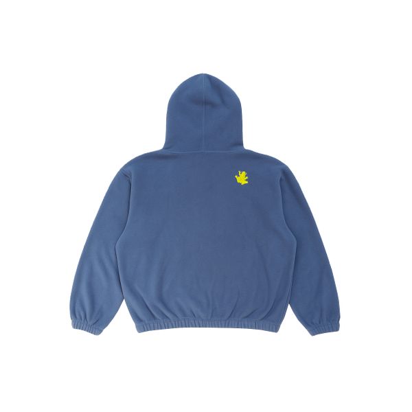 Худи флисовая Лягушка светло-синий - фото 3