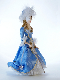Кукла фарфоровая Дама с тростью