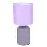 8220/1T MODERNI LN25 385 сиреневый, керамика/текстиль Настольная лампа Е27 1*60W 220V NIANA
